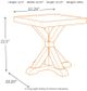 Signature Design by Ashley® Beachcroft Beige Outdoor Square End Table-2
