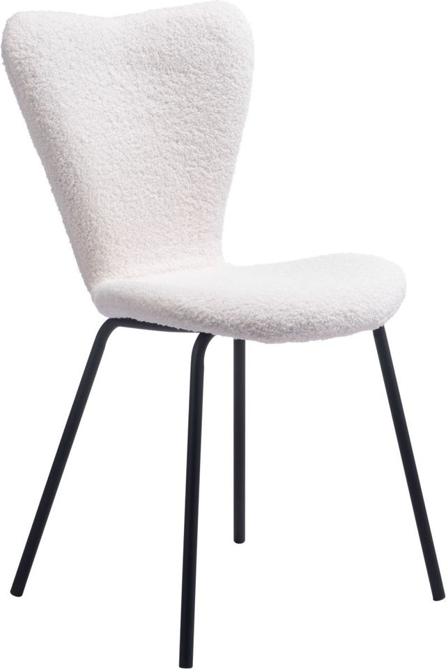 Zuo® Modern Thibideaux Ivory Dining Chair-0