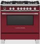 Fisher & Paykel 36" Red Pro Style Dual Fuel Range-0