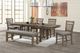 New Classic® Home Furnishings Harrisburg Walnut Brown Dining Table-1