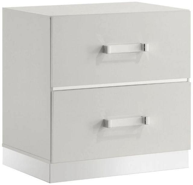 New Classic® Home Furnishings Europa White Nightstand-0