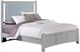 Vaughan-Bassett Bonanza Blue/Gray King Upholstered Panel Bed-0