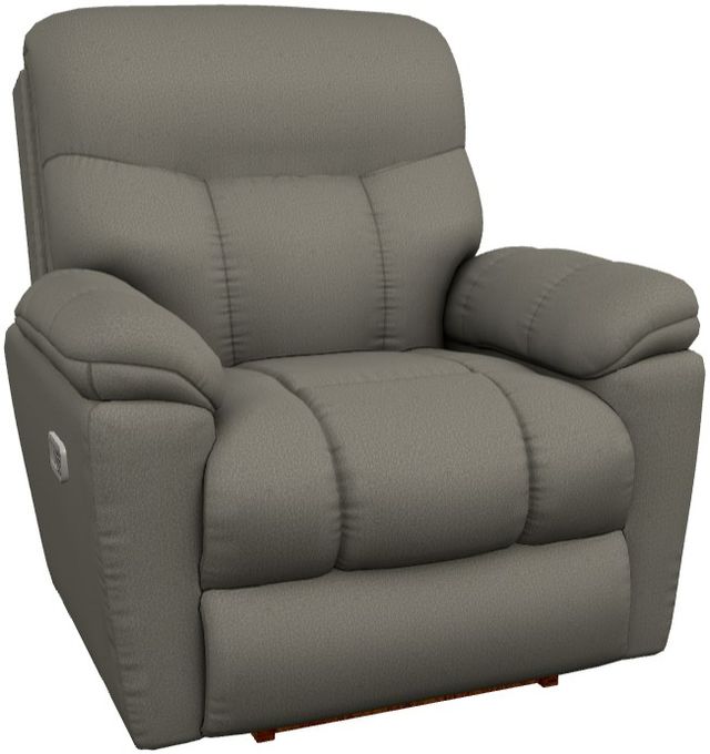 La-Z-Boy® Morrison Silver Power Rocking Recliner with Headrest and Lumbar-0