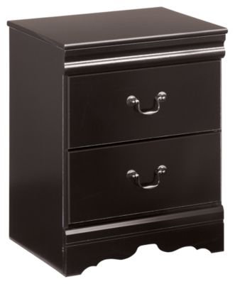 Signature Design by Ashley® Huey Vineyard 4-Piece Black Full Sleigh Headboard Set-2