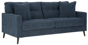 Signature Design by Ashley® Bixler Navy Sofa Front view of the Signature Design by Ashley® Bixler Navy Sofa