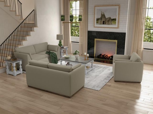 International Furniture Direct Vallarta Beige Accent Chair-1