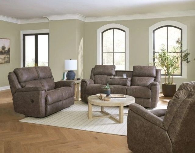 HomeStretch Milan Espresso Manual Reclining Sofa-1