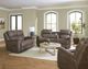 HomeStretch Milan Espresso Manual Reclining Sofa-1