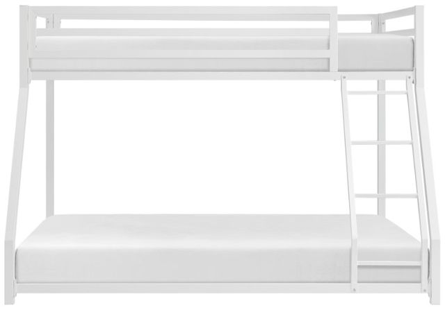 Homelegance® Jovie White Twin/Full Bunk Bed-2