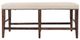 Jofran Inc. Fairview Beige/Oak Backless Counter Bench-2
