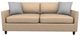 Best® Home Furnishings Customizable Bayment Leather Full Stationary Sofa Sleeper with Dark Walnut Legs-1