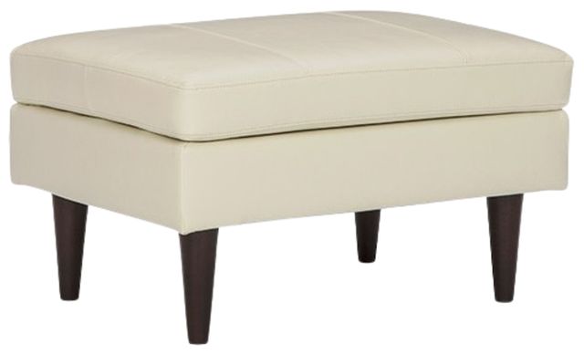 Best® Home Furnishings Customizable F10 Leather Ottoman with Dark Walnut Legs-0