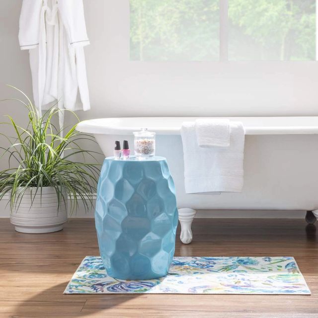 Powell® Samira Teal Side Table-3