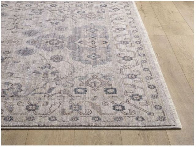 KAS Rugs Adele Grey/Ivory Amelia 5'x8' Area Rug-1