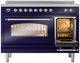 Ilve® Nostalgie II Series 48" Blue Pro Style Induction Range-3