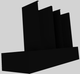 Vent-A-Hood® 48" Black Contemporary Wall Mounted Range Hood-4