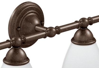 Moen® Brantford™ Oil Rubbed Bronze Four Globe Bath Light-1