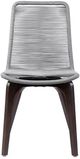 Armen Living Island Outdoor Silver Dining Chair-4