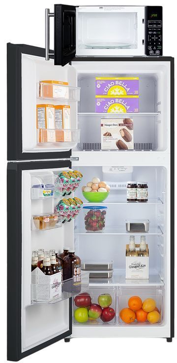 Summit® 2 Piece Black Kitchen Package -2
