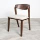 Furniture of America® Hadsten 2-Piece Rich Walnut Side Chair-2
