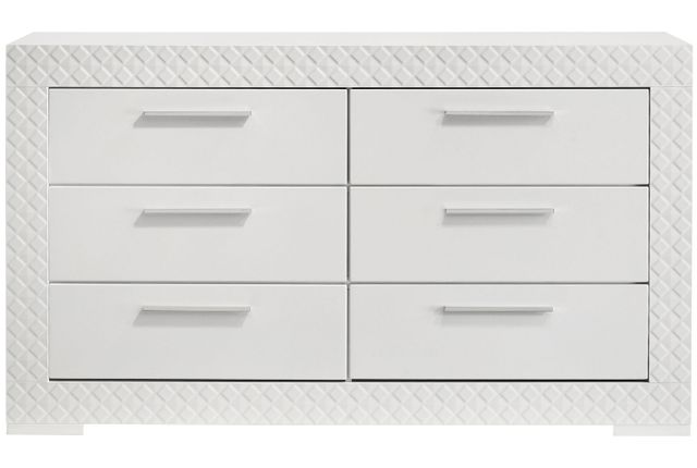 Coaster® Ives White High Gloss Dresser-1