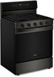 Whirlpool® 30" Black Stainless Steel Freestanding Gas Range-2