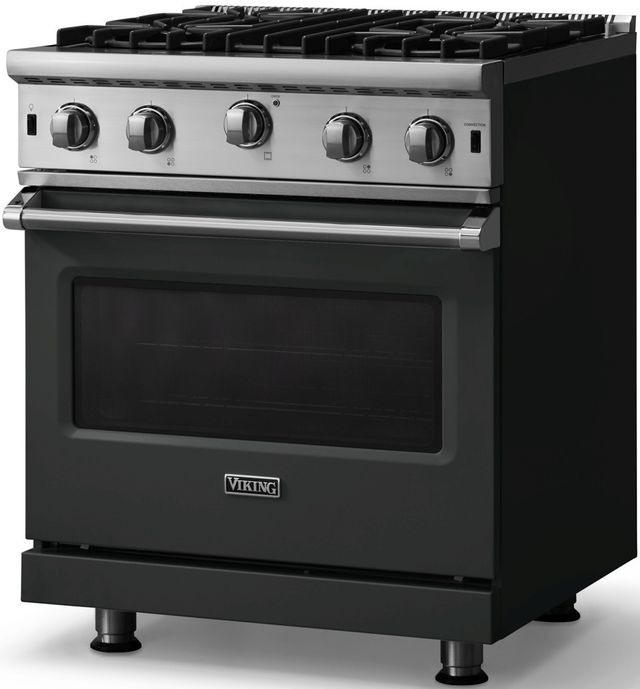 Viking® 5 Series 30" Antique Bronze Liquid Propane Pro Style Gas Range-2