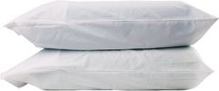 Blu Sleep Linen Ostuni 2-Piece White Queen Pillow Case Set