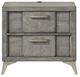 Bernards Aries Gray 2-Drawer Nightstand-1
