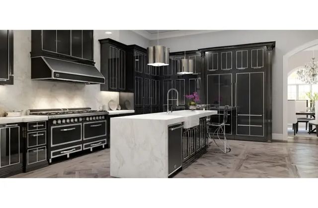Viking® Tuscany 66" Blush Pro Style Dual Fuel Range-3