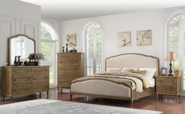 Emerald Home Interlude Sandstone Buff 2-Drawer Nightstand-1