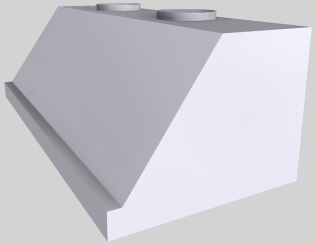 Vent-A-Hood® 54" Wall Mounted Range Hood-White-2