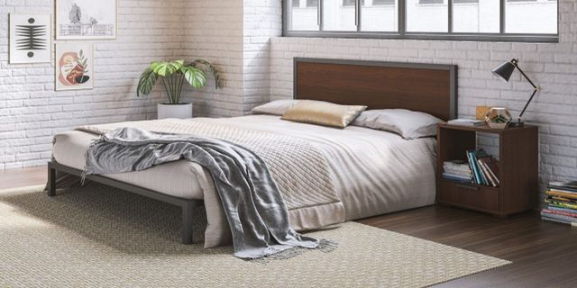 homestyles® Merge Brown Queen Bed with Nightstand-3