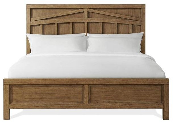 Riverside Furniture Bozeman Toasted Almond King Panel Bed-0