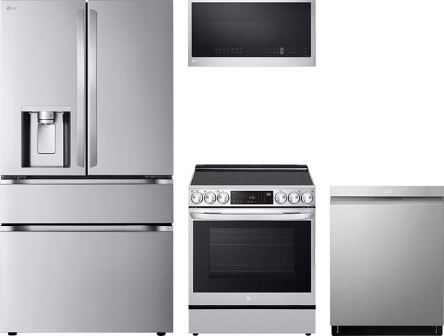 LG 4 Piece PrintProof™ Stainless Steel Kitchen Package