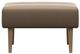 Stressless® by Ekornes® Stella Beige Ottoman with Wood Base-1