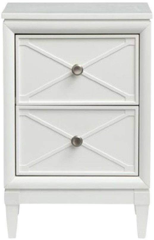 Magnussen Home® Springhouse Whisper White Drawer Nightstand-2