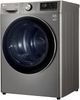 LG 4.2 Cu. Ft. Platinum Steel Front Load Ventless Electric Dryer-3