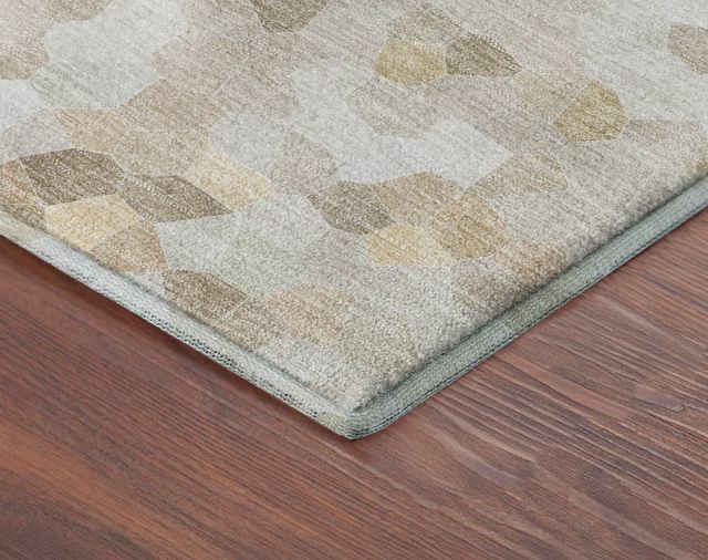 Dalyn™ Rug Company Kaleidoscope KL1 Putty 5'x8' Area Rug-4