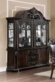 Furniture of America® Lombardy Walnut Hutch and Buffet Set-0