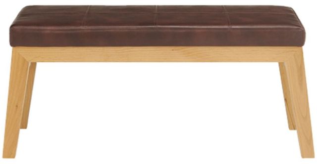 Whittier Wood® Furniture Addison Duet Upholstered Bench-2