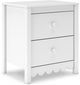 Signature Design by Ashley® Hallityn White Nightstand-0