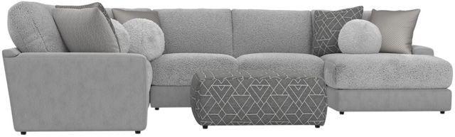 Jackson Furniture Canyon 5-Piece Gray/Platinum/Zinc Right-Arm Facing Sectional and Ottoman-3