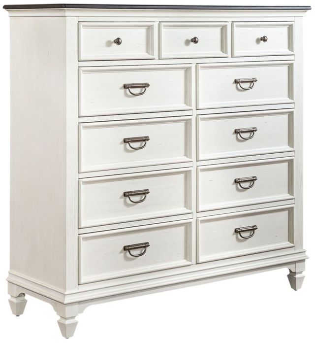 Liberty Furniture Allyson Park Charcoal/Wirebrushed White Chesser-0
