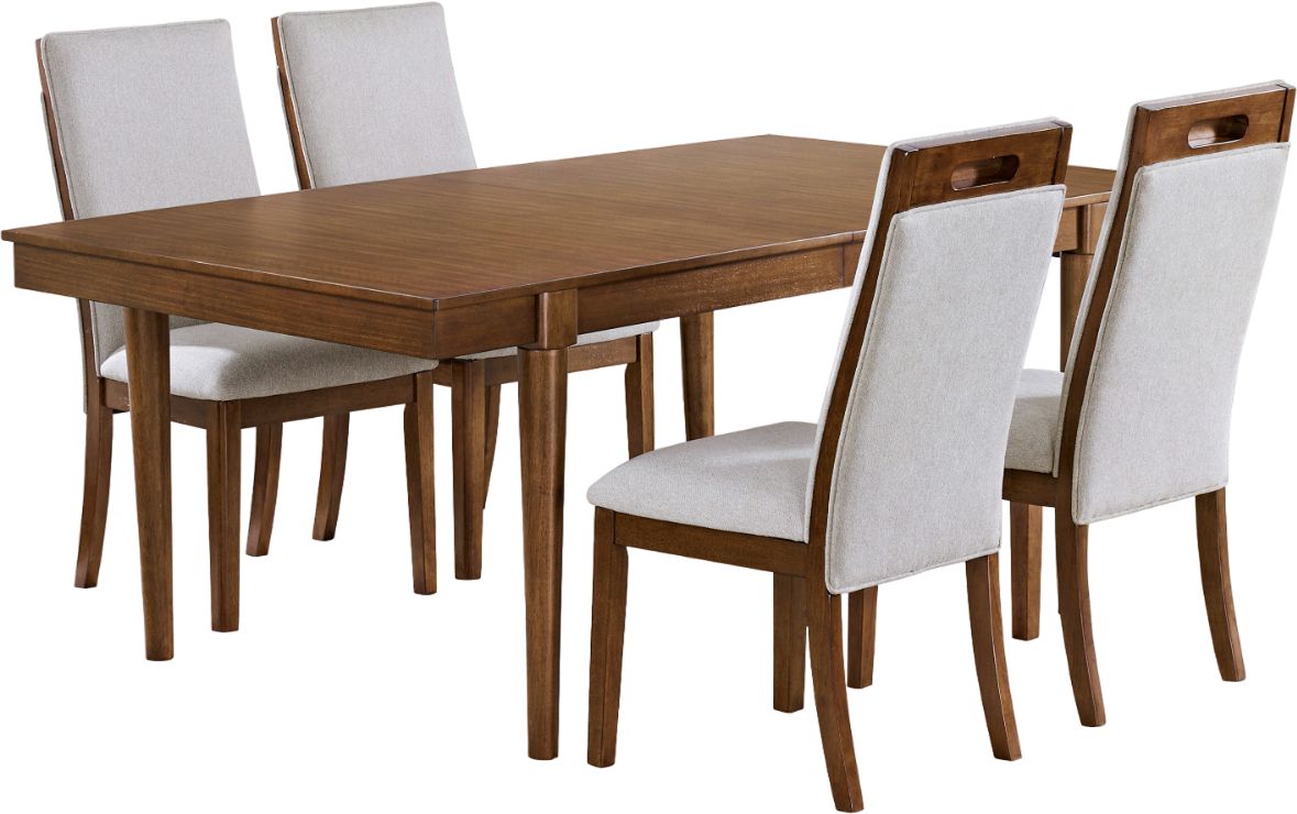 Signature Design by Ashley® Lyncott 5-Piece Brown Dining Extension Table Set  | Miskelly Furniture, image size:1179x740