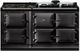 AGA™ R7 160 Classic Cast Iron 63" Black Pro Style Dual Fuel Range-0