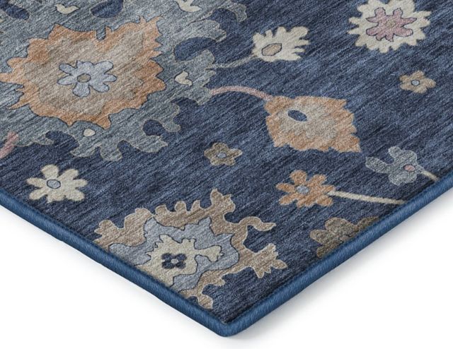 Dalyn™ Rug Company Hatay HY4 Navy 5'x8' Area Rug-1