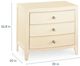 Bassett® Furniture Newbury Parchment Gesso Nightstand-2