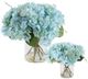 Uttermost® Tranquil 2-Piece Blue/Clear Blooms In Glass Vases Set-0