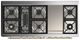 Ilve® Majestic III 60" Antique White Pro Style Dual Fuel Liquid Propane Range with Triple Glass Door and Brass Trim-2